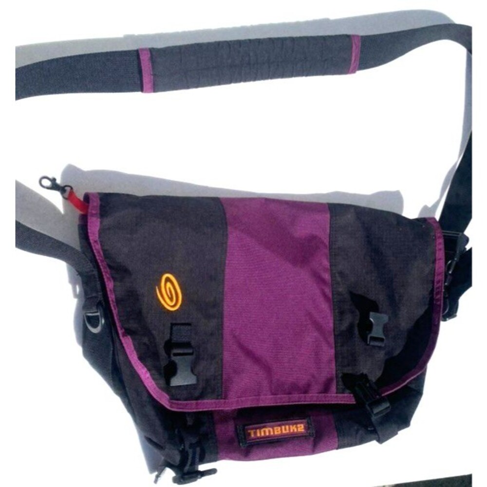 TIMBUK2 Carrier Messenger Bag Shoulder Adjust Strap, Pockets, Buckles Cycling ++